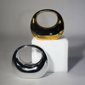 Gold - Sculptural Statement Handbag